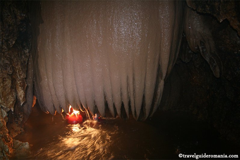 Caving in Sura Mare travel guide romania - Sura Mare Cave