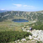 Zanoaga lake in Retezat mountains