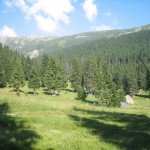 camping site in Poiana Pelegii – Retezat mountains