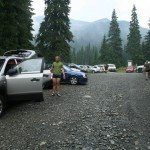 parking place at Poiana Pelegii area – Retezat mountains