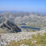Bucura lake seen from above