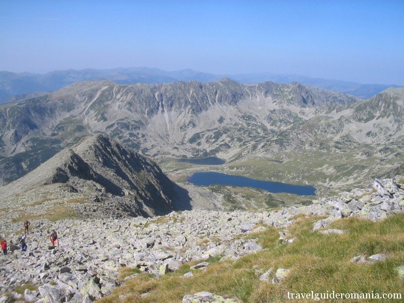 Bucura lake seen from above Bucura lake seen from above