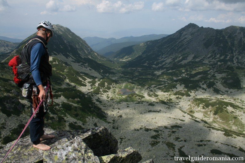view of Pietrele Valey from Bucura wall