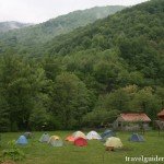 camping site in the National Domogled Park, Cerna Valley