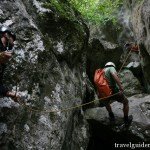 rope technique at Bobot canyon