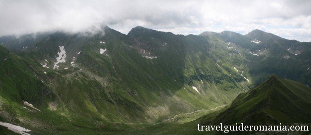 Fagaras mountains - view from Capra lake Fagaras mountains - view from Capra lake