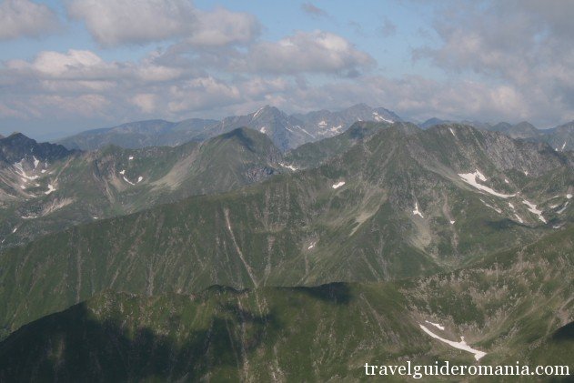 view from highest peak in Romania - Moldoveanu peak view from highest peak in Romania - Moldoveanu peak