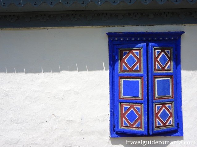 window at a traditional house in Tulcea area