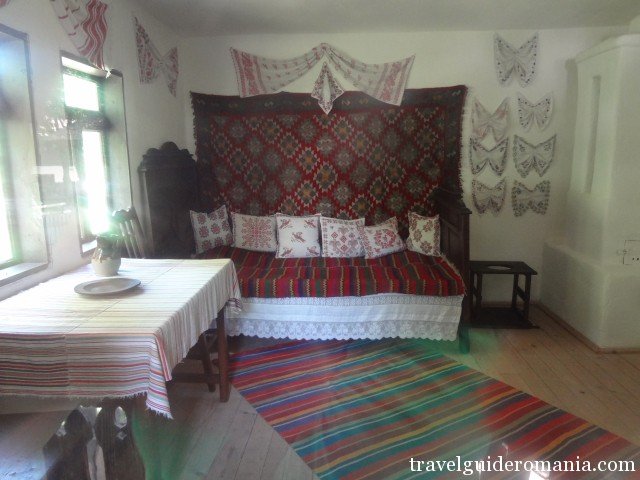 Indoor of a traditional house from Arges folk area Indoor of a traditional house from Arges folk area