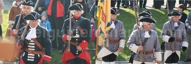 Austro-Hungarian custom - guards' shift switch in Alba Iulia