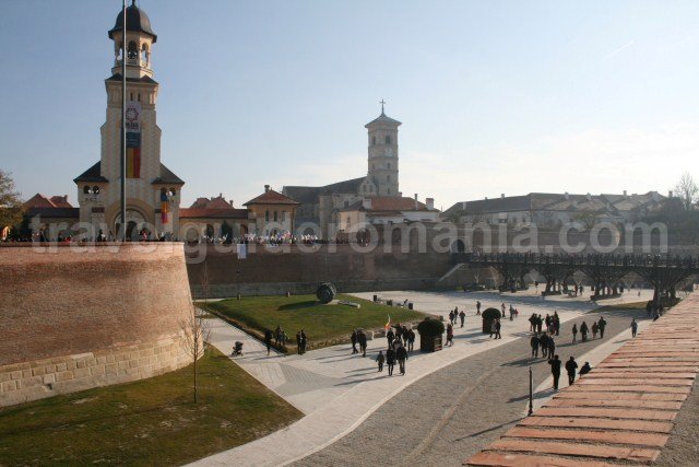 Main bridge acces in Alba-Iulia Carolina Fortress