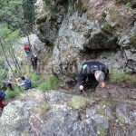 Climbing path at Bohodei waterfall – Blue triangle track