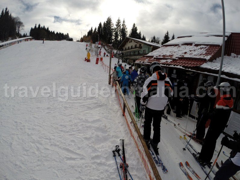 At the ski lift - Cavnic ski resort
