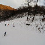 Descending at Suior slope