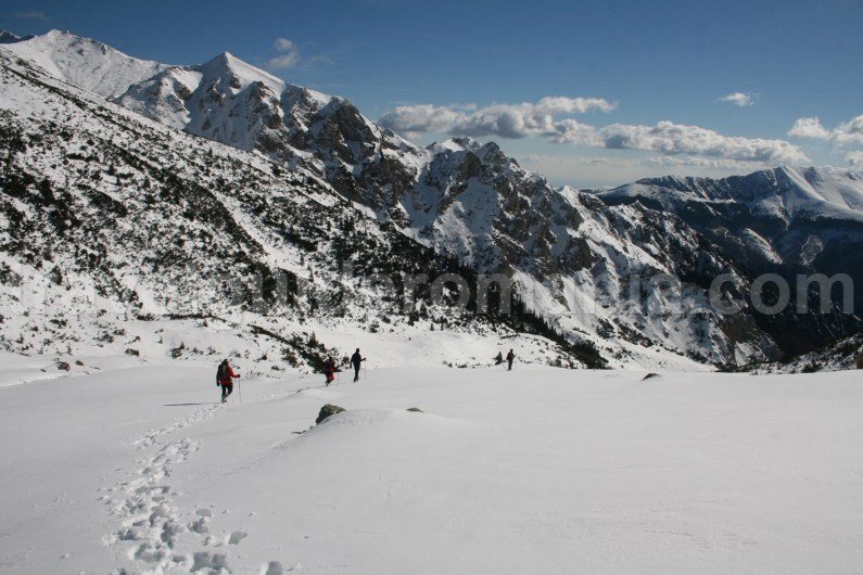 Hiking during winter time