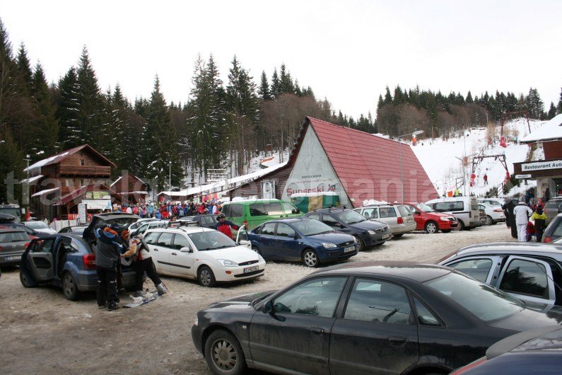 Parking place at Cavnic ski resort