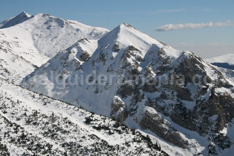 Piule peak in Limestone Retezat mountains