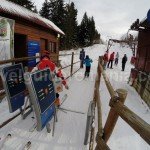 Ski instalation at Cavnic slope