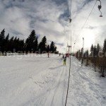 Ski lift at Roata 1 slope – Cavnic