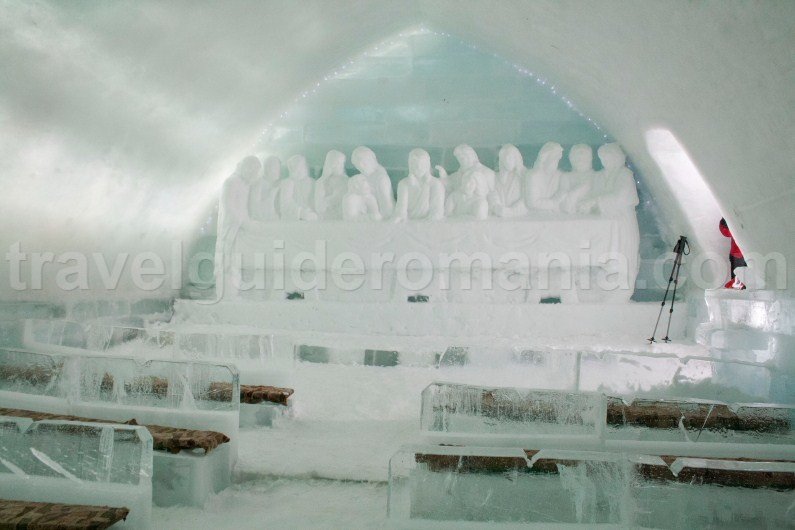 Church of ice at Balea Lac Church of ice at Balea Lac
