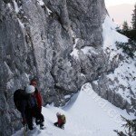 Winter climbing in the Carpathians