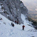 winter mountaineering in Piatra Craiului Mountains