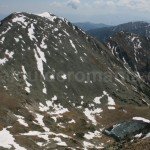 Papusa peak seen from Peleaga peak