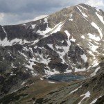 Peleaga peak and Peleaga lake – Romania