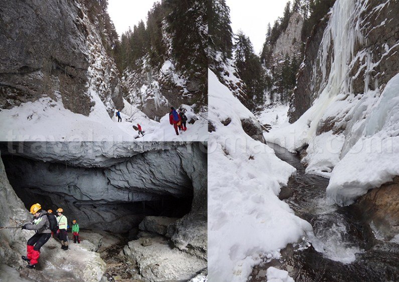 Cetatile Radesei trail during winter - Apuseni mountains