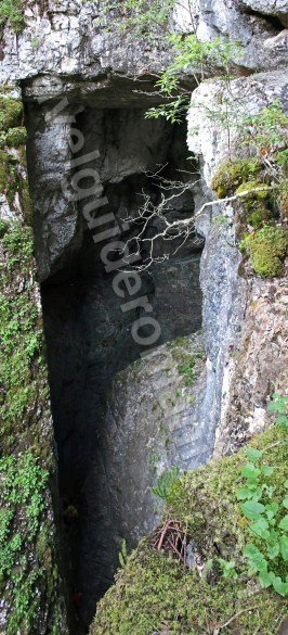 The second entrance of Cetatile Radesei Cave - Bihorului Mountains