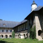 Inner courtyard of Neamt Monastery (Manastirea Neamt)