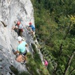 The treading method of via ferratas – Romania