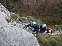 Via ferrata route at Pietrele Negre area – Arieseni Via ferrata - Vartop Arieseni resort