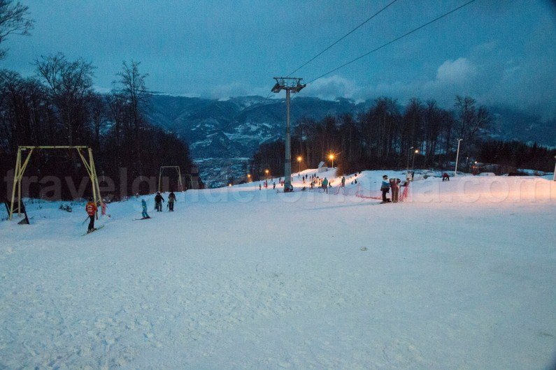 Straja ski resort - night instalation