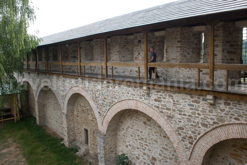 Tourist path at Dragomirna Monastery
