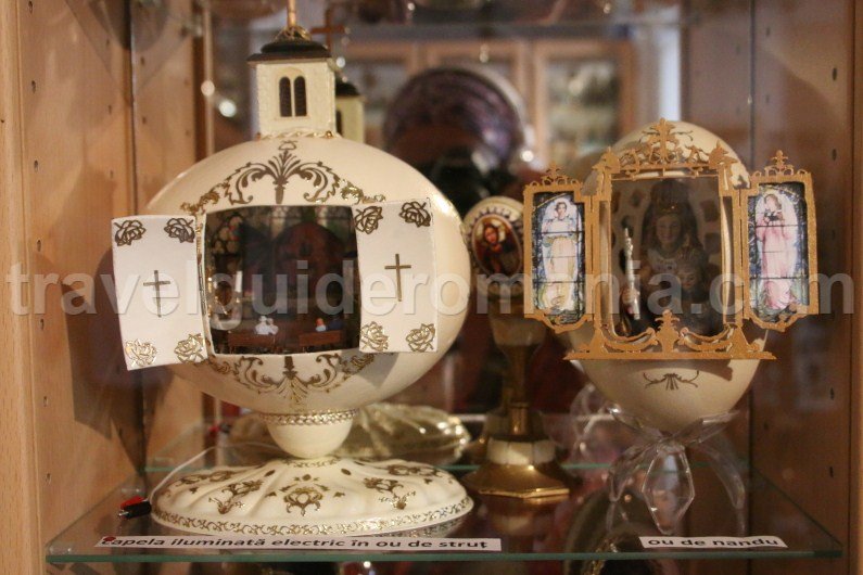 exhibits from abroad at Egg Museum in Vama Bucovina