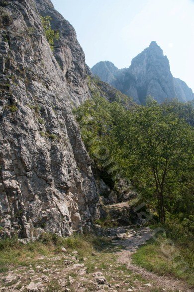 Acces to Via ferrata route in Turzii Gorge
