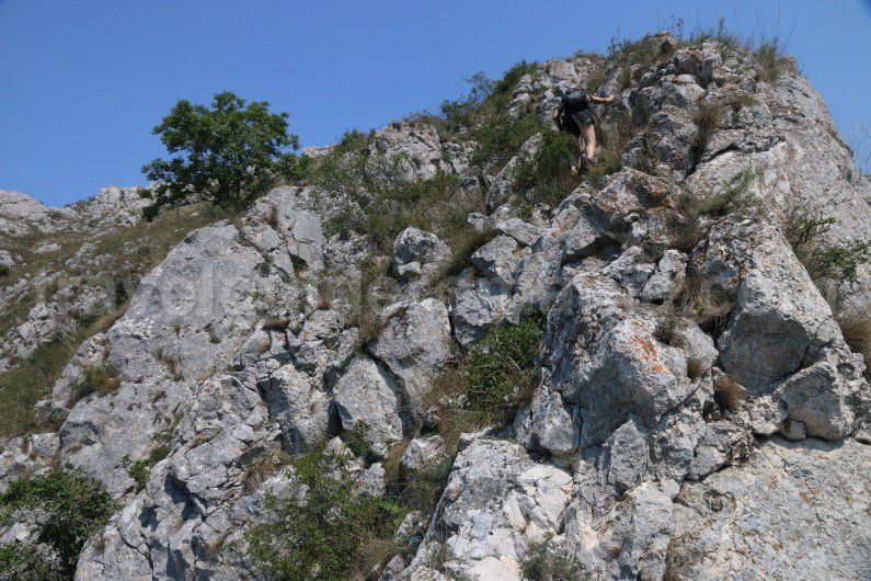 Exit from Via ferrata route - Turzii Gorge