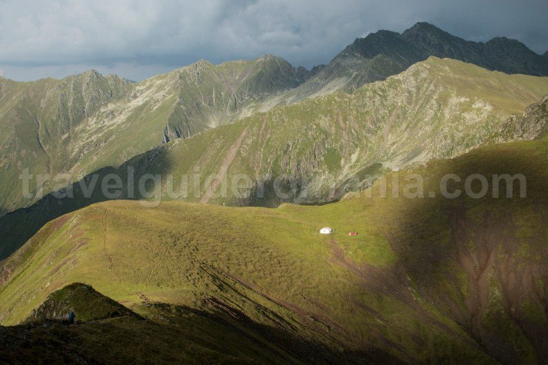 Scara refuge in Fagaras Mountains -Meridionali Carpathians