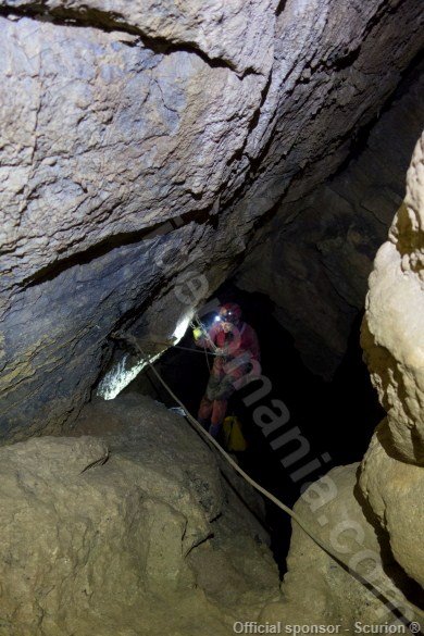First big pit - 18m Caves in Padis area - Apuseni Mountains - V5 Pothole