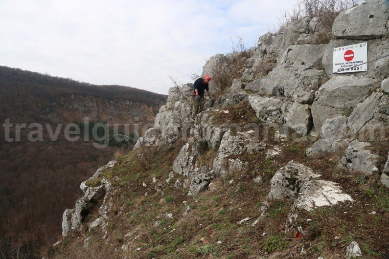 Guided tours in Romania - Via ferrata route in Vadu Crisului