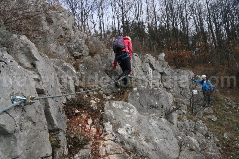 Via ferrata route in Vadu Crisului - adventure in Apuseni mountains