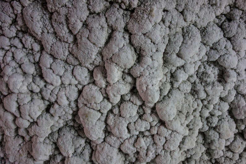 Salt formations in Turda Salt Mine - Transylvania