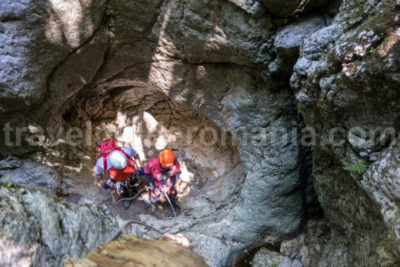 The second vertical - Oratii canyon Luxe adventure traveler in Romania
