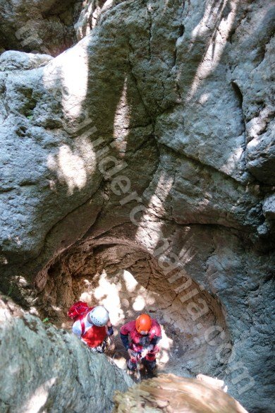 The second vertical - Oratii canyon Mountain trips near Brasov - Oratii canyon