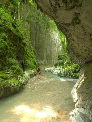 Jgheabului Gorges adventure in Apuseni Mountains