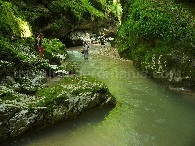 Jgheabului Gorges adventure in Apuseni Mountains