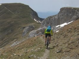 Mountain biking in Bucegi Mountains, Omu Peak area omu bucegi mountains cycling mtb romania