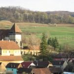 Saxon village with fortified church copsa mare hiking The Hills of Transylvania