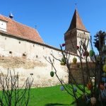 interior Saxon village with fortified church mosna The Hills of Transylvania